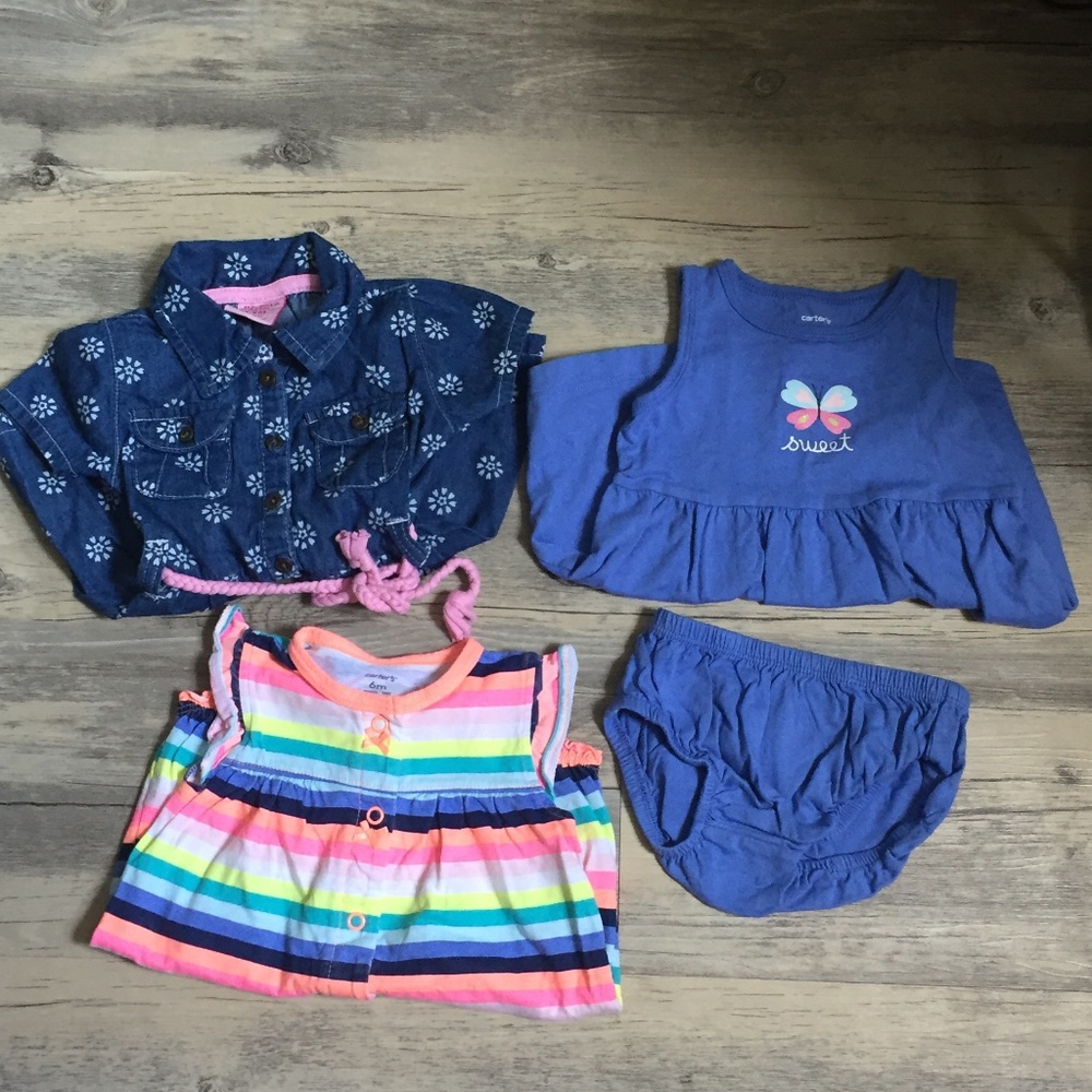 baby girl dresses from carters 6 months